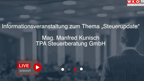 Steuerupdate  Manfred Kunisch