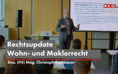 Rechtsupdate Wohn- und Maklerrecht